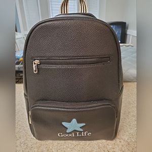 Thirty-One Boutique Backpack in Black Beauty Pebble